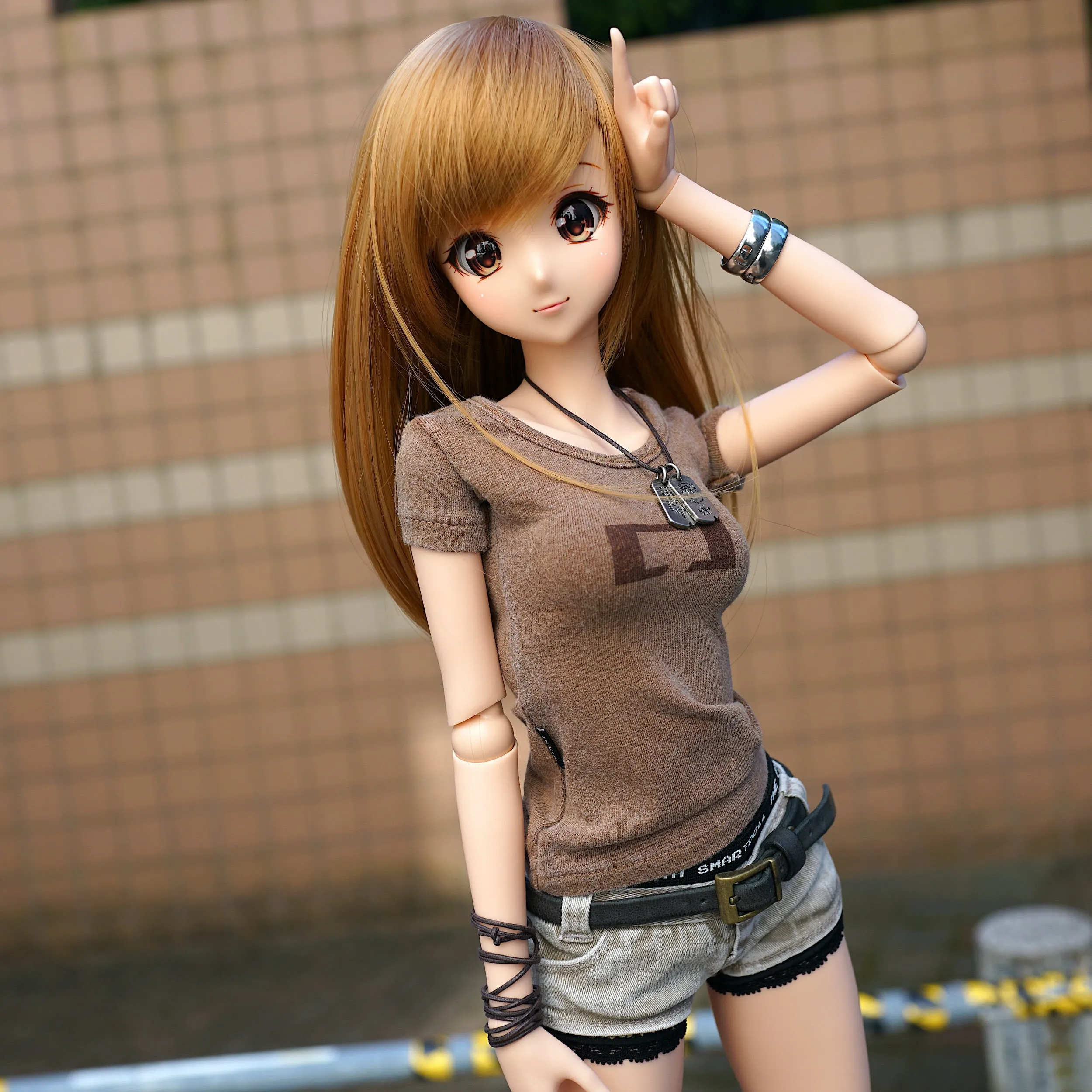 Weathered CJ T-Shirt (Brown)