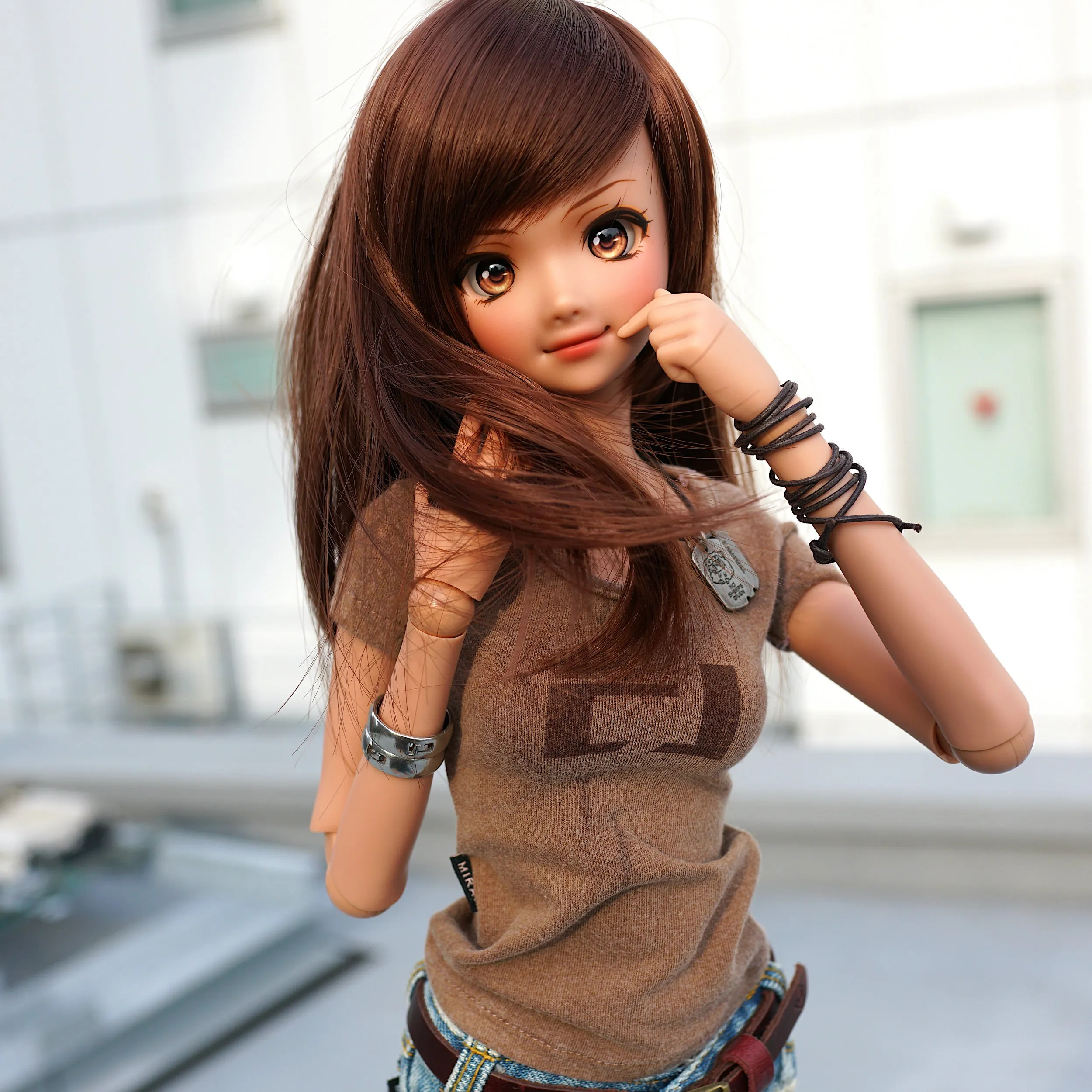 Weathered CJ T-Shirt (Brown)