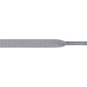 Wholesale Athletic Flat 5/16" - Light Gray (12 Pair Pack) Shoelaces