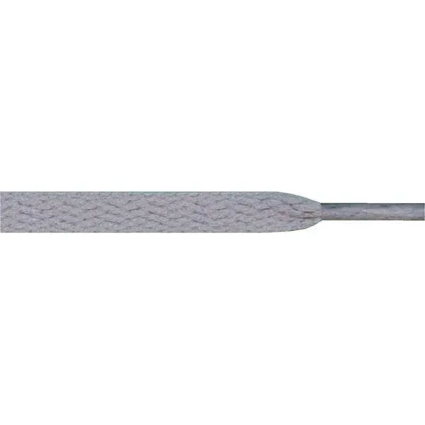 Wholesale Athletic Flat 5/16" - Light Gray (12 Pair Pack) Shoelaces