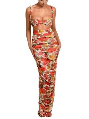 Women's Sleeveless Top & Skirt Sets Sexy Two-Piece Set High Quality Fashion