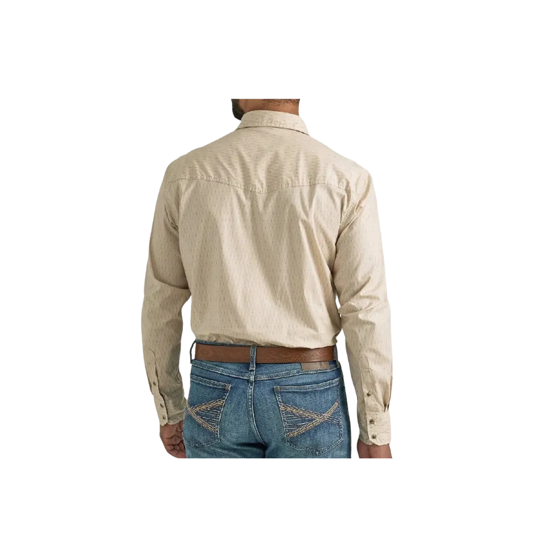 Wrangler Men's 20x Competition Classic Snap Sand Shirt