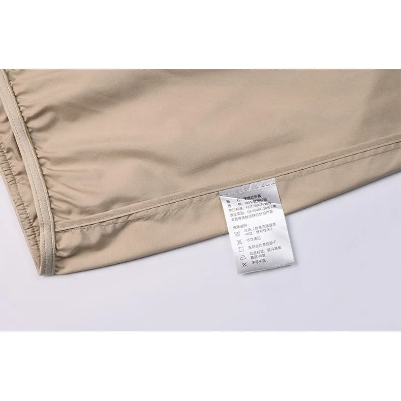 Zip-Up Hooded Light-Weight Windbreaker