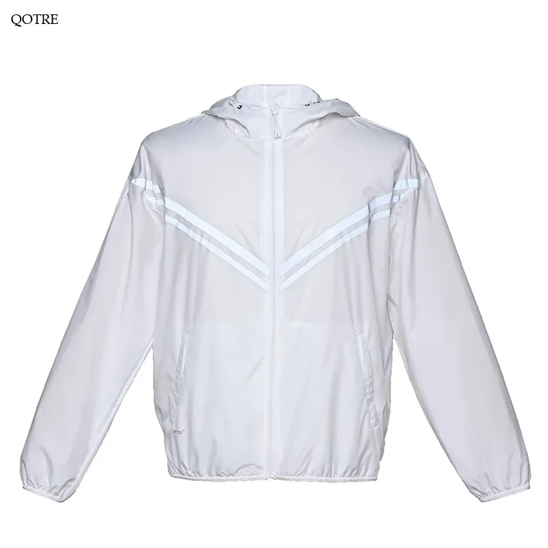 Zip-Up Hooded Light-Weight Windbreaker